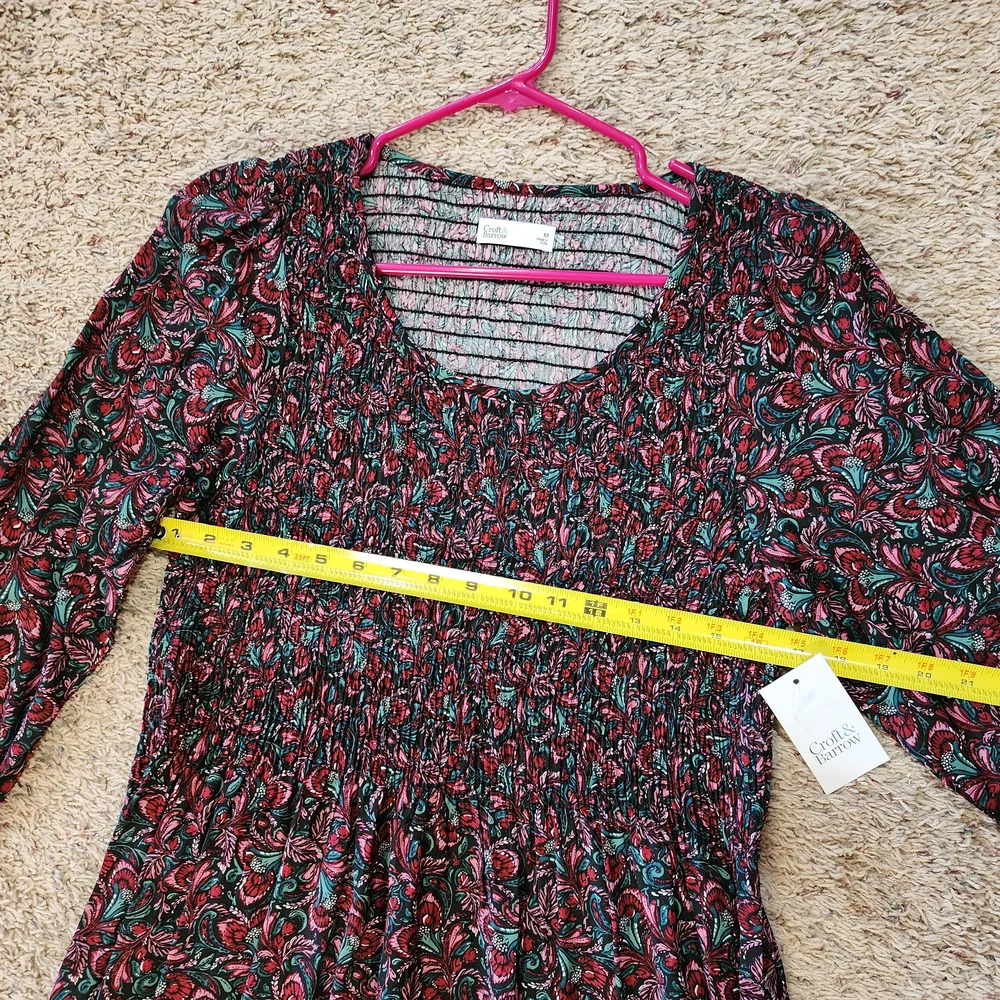 Croft & Barrow Multicolor Paisley Dress - Picture 2 of 5